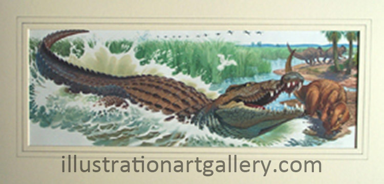 Prehistoric Crocodile (Original)