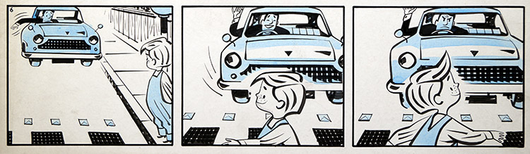 Dennis Strip 6 (Original) by Beano comic at The Illustration Art Gallery