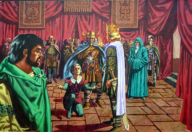 King Arthur - In The Court Of The King (Original) by 20th Century at The Illustration Art Gallery
