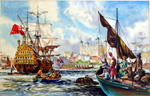 Tower of London and the River Thames (Original) (Signed)