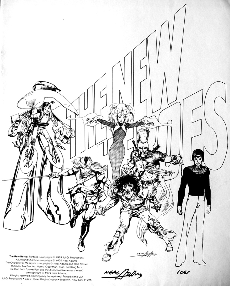 The New Heroes (Portfolio) (Prints) (Signed) art by Neal Adams Art at The Illustration Art Gallery
