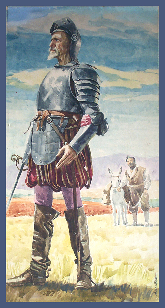 Don Quixote - Miguel de Cervantes Saavedra (Original) (Signed)