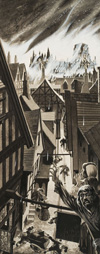 The Great Fire of London (Original) (Signed)