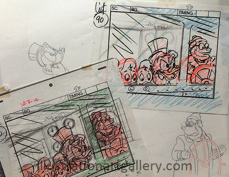 Duck Tales with Uncle Scrooge Cel (Original Cel)