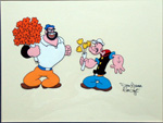 Popeye & Bluto (Original) (Signed) (Limited Edition)