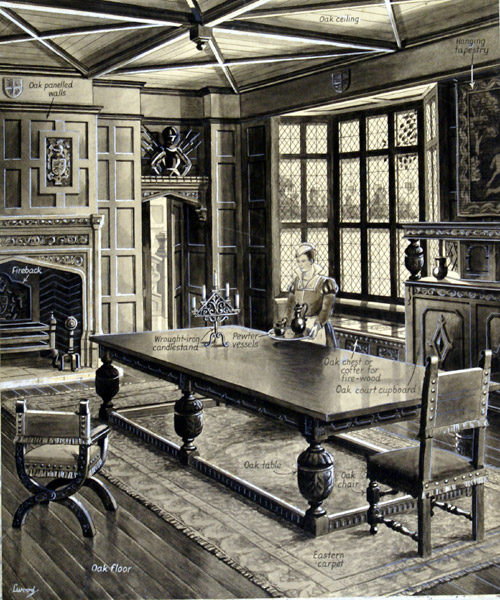 The Tudor Room (Original) (Signed)