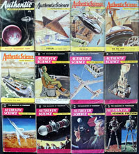 Authentic Science Fiction Monthly: 1955 - 1956 (12 issues) Authentic Science Fiction Monthly: 1955 - 1956 (12 issues)