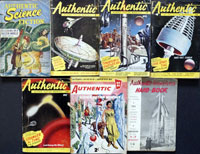 Authentic Science Fiction Monthly (6 issues + Very Rare Handbook) Authentic Science Fiction Monthly (6 issues + Very Rare Handbook)