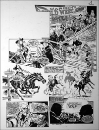Charlie's Angels - Wild West Show (TWO pages) art by Jim Baikie