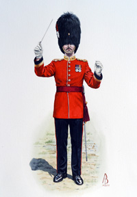 Military Uniforms - Band Master, Duke of Kent's Band, Royal Regiment of Fusiliers (Original) (Signed) Military Uniforms - Band Master, Duke of Kent's Band, Royal Regiment of Fusiliers (Original) (Signed)