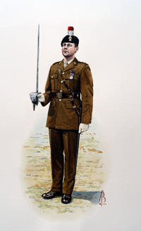 Military Uniforms - Captain, Royal Regiment of Fusiliers (Original) (Signed) Military Uniforms - Captain, Royal Regiment of Fusiliers (Original) (Signed)