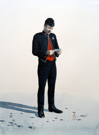 Military Uniforms - Officer, Light Infantry (Original) (Signed) Military Uniforms - Officer, Light Infantry (Original) (Signed)