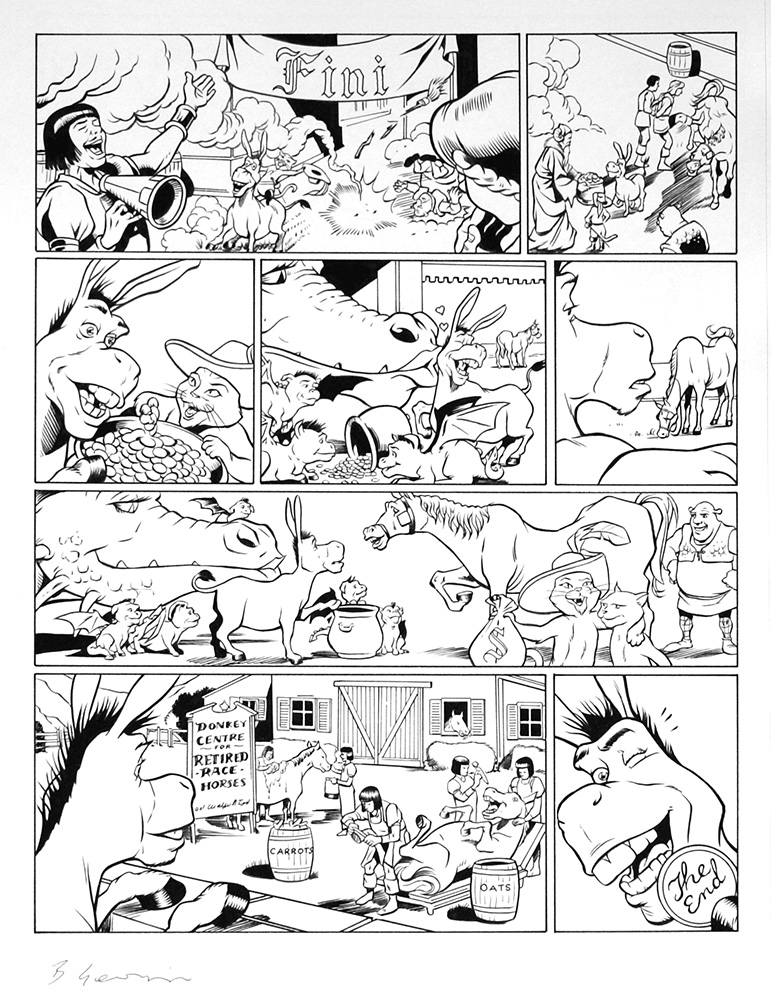 Shrek page 10 (Original) (Signed) art by Shrek (Bambos) at The Illustration Art Gallery