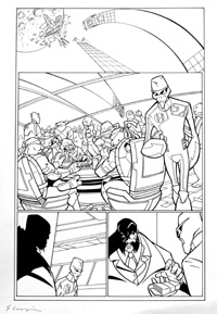 Teenage Mutant Ninja Turtles page 1 (Original) (Signed)
