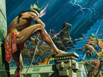 Cortes Battles the Aztecs (Original)