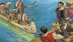 Jacques Cartier's second trip up the St Lawrence River (Original)