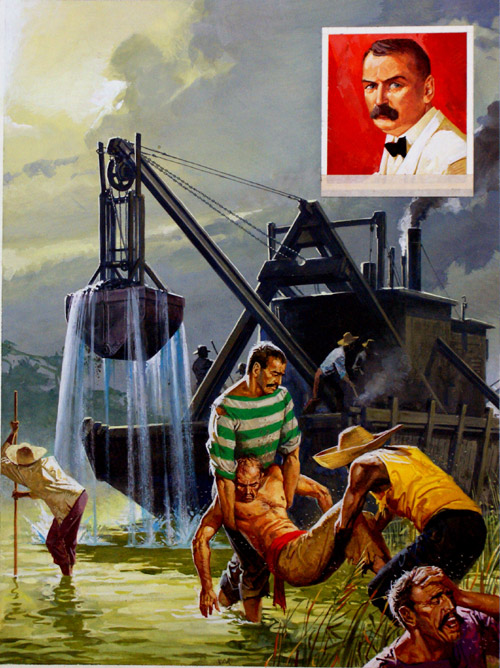 Panama Canal 4 (Original) (Signed)