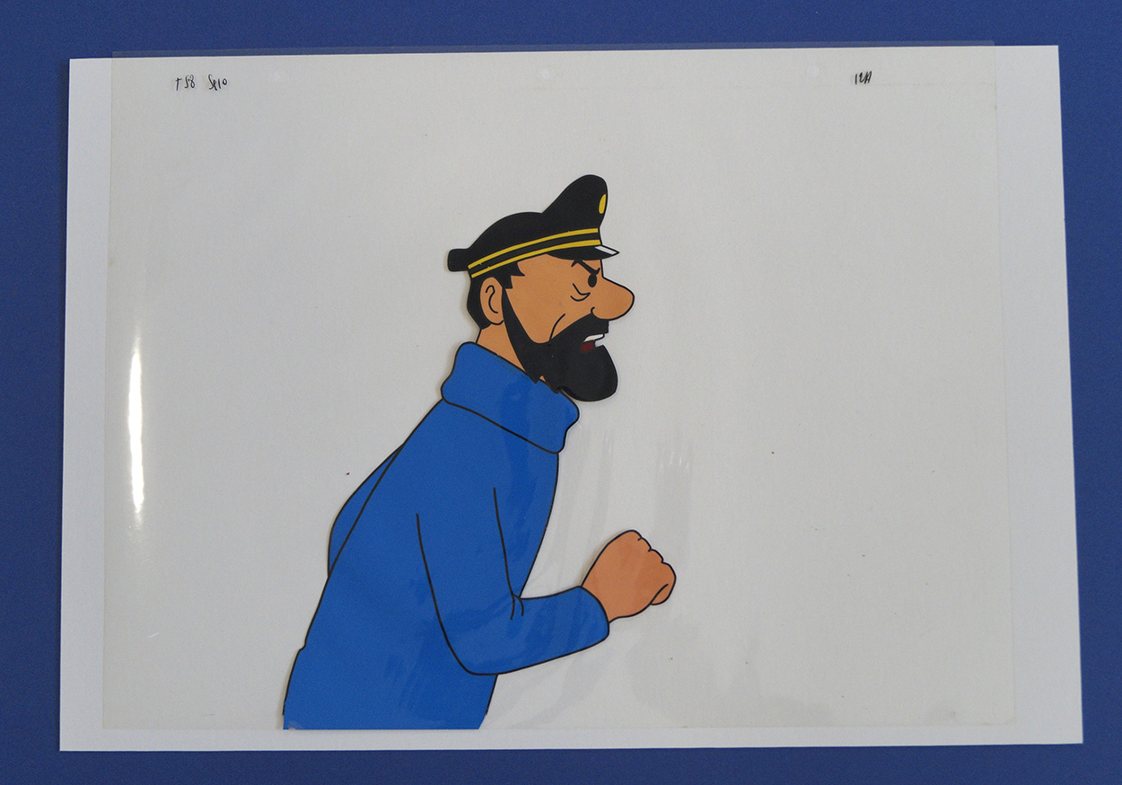 Captain Haddock Cel (Original) art by Tintin at The Illustration Art Gallery