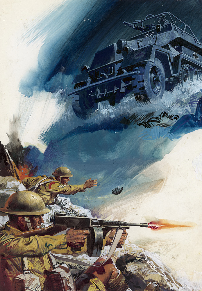 War Picture Library cover #262  'Untamed' (Original) art by Alessandro Biffignandi Art at The Illustration Art Gallery