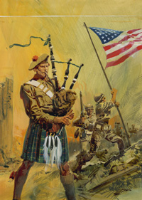 War Picture Library cover #290 'Finlay's Furies' (Original) War Picture Library cover #290 'Finlay's Furies' (Original)