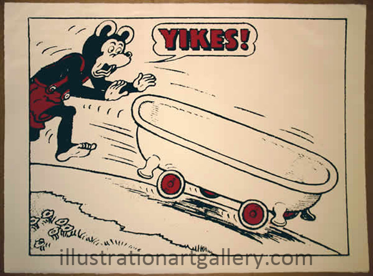 Biffo the Bear 'Yikes' (Limited Edition Print) (Signed)
