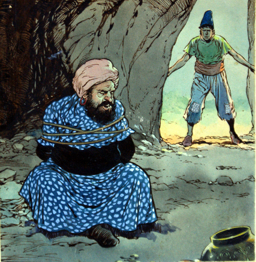 Ali Baba: Cassim Discovered (Original) art by Ali Baba (Blasco) at The Illustration Art Gallery