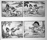 The Wombles: Wake Up Call (TWO pages) (Originals)