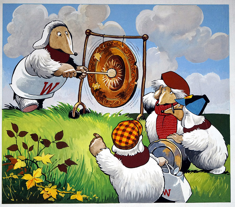 The Wombles: Gong Show (TWO pages) (Originals) by The Wombles (Blasco) Art at The Illustration Art Gallery