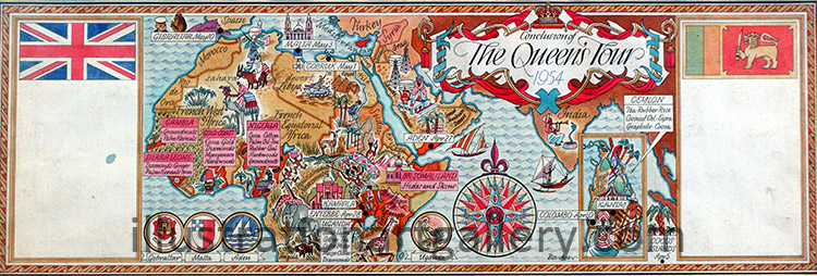 The Queen's Tour 1954 (Conclusion) (Original) (Signed)