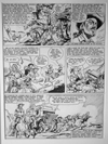 General Custer comic page (Original)