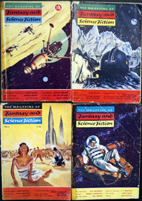 Fantasy and Science Fiction (UK): Volume I, #3 & Volume II, #1 - #2 & #4 (1953 - 1954) (4 issues) Fantasy and Science Fiction (UK): Volume I, #3 & Volume II, #1 - #2 & #4 (1953 - 1954) (4 issues)