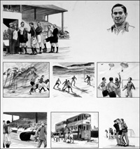 The Story of Soccer - Fighting to the Finish (Original) (Signed)