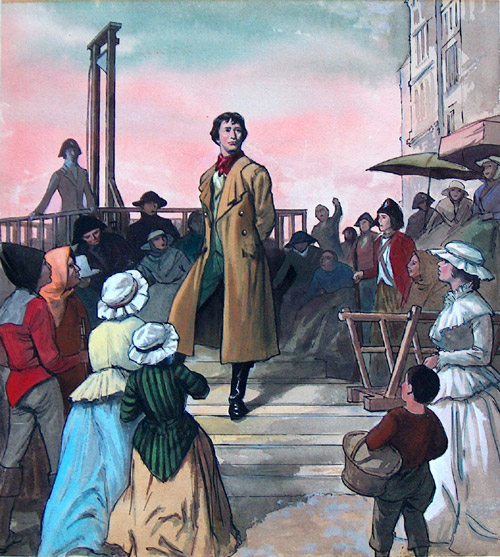 Sydney Carton in Dickens' A Tale of Two Cities (Original)