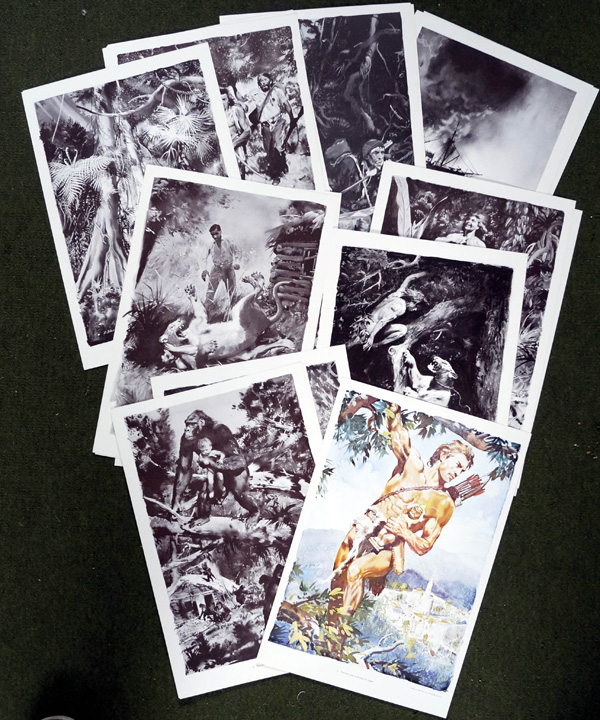 The Art of Zdenek Burian: Jungle Scenes of Tarzan (Prints) by Zdenek Burian Art at The Illustration Art Gallery