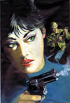 Peter O'Donnell's Modesty Blaise Oil (Original) (Signed)