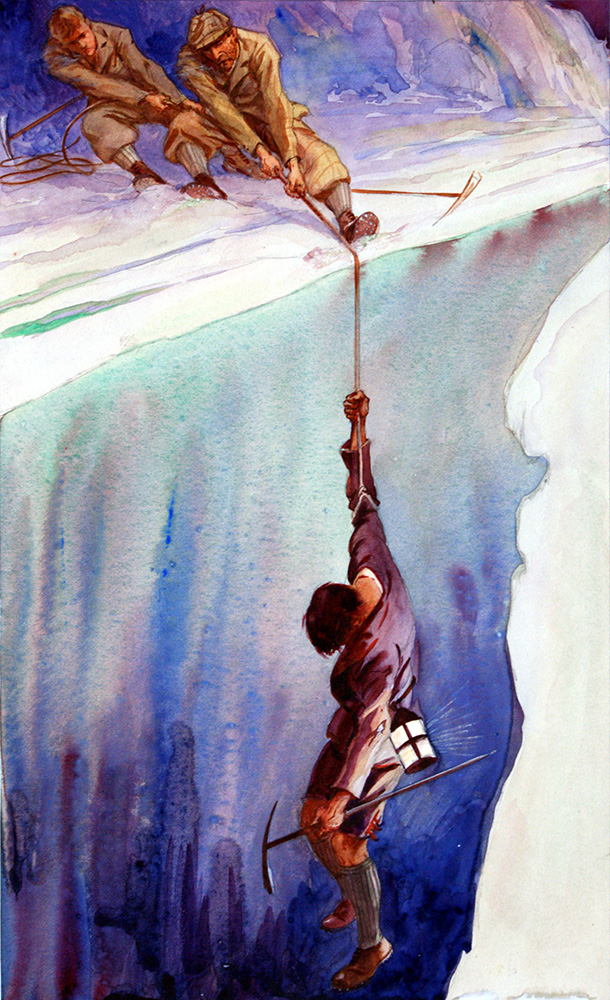 Cliffhanger (Original) art by Frederick William Burton Art at The Illustration Art Gallery