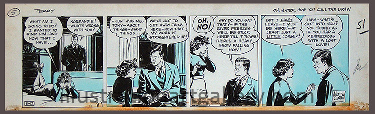 Terry and the Pirates 12th March 1937 (Original) (Signed)