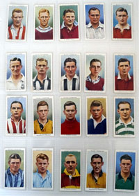 Association Footballers  Full set of 50 cards (1939)