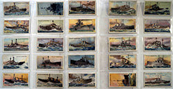 Full Set of 25 Cigarette Cards The World's Dreadnoughts (1910)