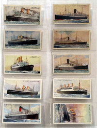 Full Set of 50 Cigarette Cards Merchant Ships of the World (1924)
