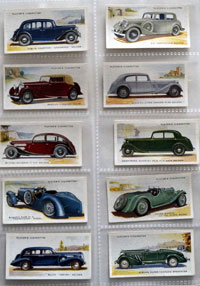 Full Set of 50 Cigarette Cards: Motor Cars (1936)