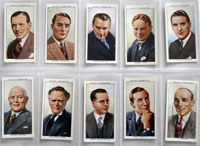 Full Set of 50 Cigarette Cards: Radio Celebrities Second Series (1935)
