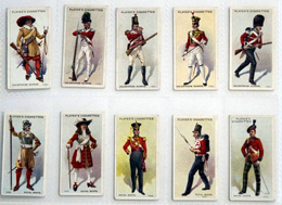 Full Set of 50 Cigarette Cards: Regimental Uniforms 51-100 (1914)