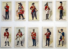 Cigarette cards: Regimental Uniforms (51-100) 