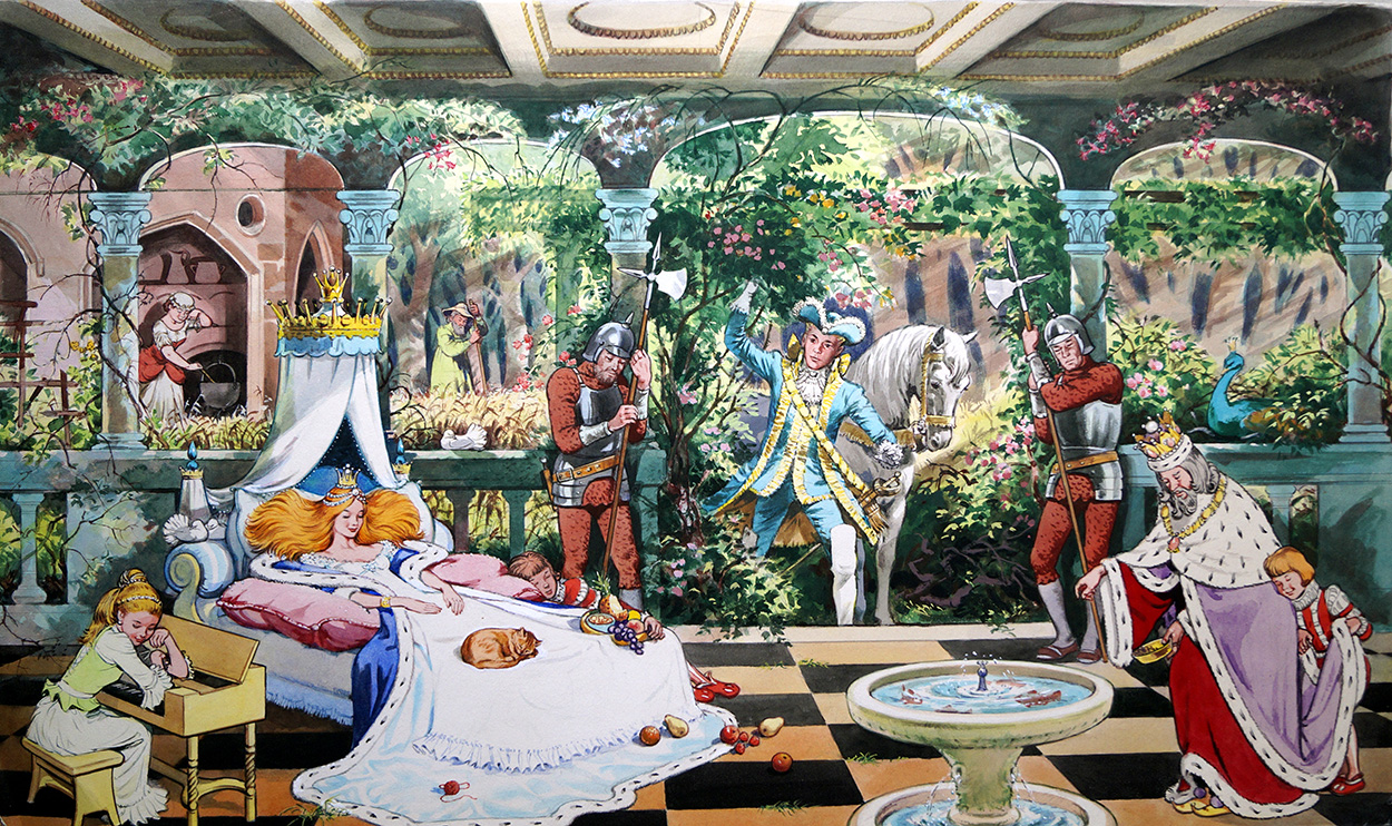 Sleeping Beauty: The Prince Arrives (Original) art by Sleeping Beauty (Coelho) at The Illustration Art Gallery
