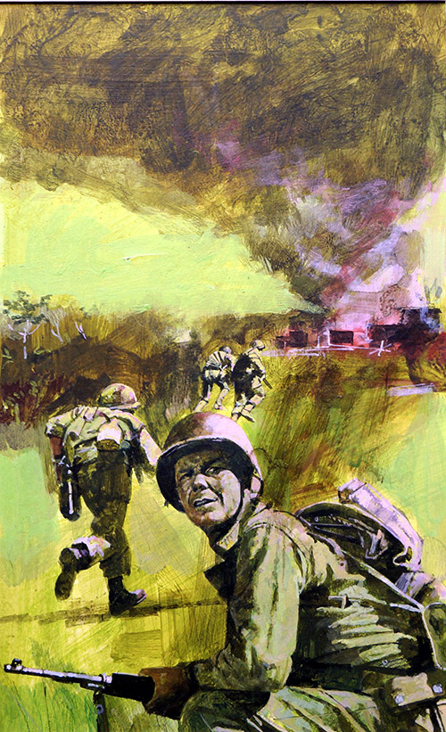 The Valley of Hanoi paperback cover art (Original) by Roger Coleman at The Illustration Art Gallery
