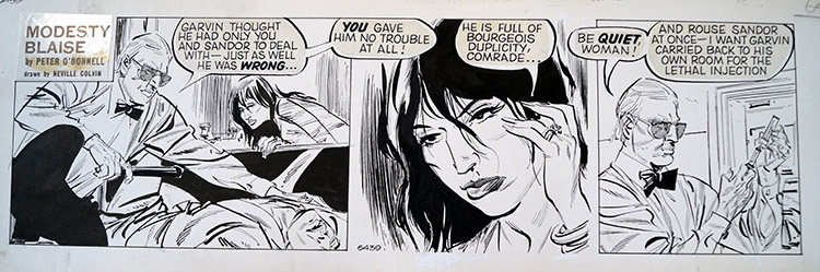 Modesty Blaise daily strip 6439 (Original) by Modesty Blaise (Neville Colvin) at The Illustration Art Gallery