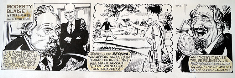 Modesty Blaise daily strip 6461 (Original) by Modesty Blaise (Neville Colvin) at The Illustration Art Gallery