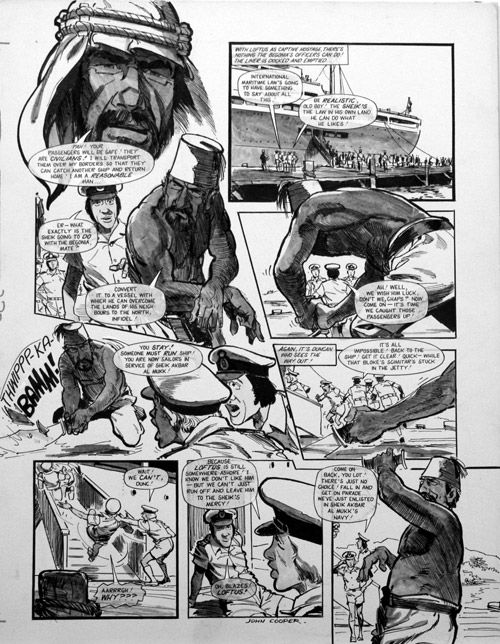 Doctor at Sea: Press-ganged (Original) (Signed) by John Cooper at The Illustration Art Gallery