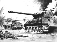 Tank Battle art by Graham Coton